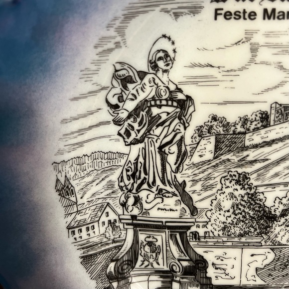 Kleiber Germany Vintage Pearl Plate Rare Collectible Feste Marienberg - Picture 7 of 10